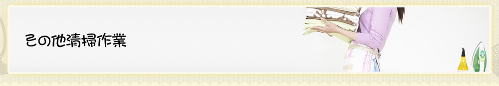 その他清掃業務